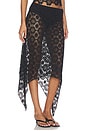 view 2 of 6 JUPE TROPHY MIDI  in Noir