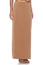 view 2 of 6 JUPE FRONT ROW MAXI  in Chocolate