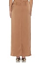 view 4 of 6 JUPE FRONT ROW MAXI  in Chocolate