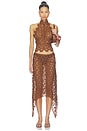 view 6 of 6 Trophy Midi Skirt in Espresso