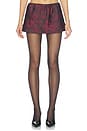 view 1 of 6 Constance Mini Skirt in Burgundy
