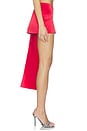 view 2 of 6 Manhattan Mini Skirt in Rouge