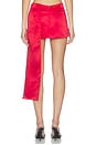 view 5 of 6 Manhattan Mini Skirt in Rouge