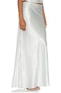 view 2 of 6 Hudson Maxi Skirt in Silver