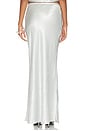view 5 of 6 Hudson Maxi Skirt in Silver