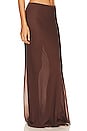 view 2 of 4 Endless Maxi Skirt in Chocolate