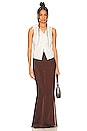 view 4 of 4 Endless Maxi Skirt in Chocolate