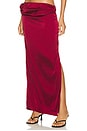 view 3 of 5 Soulmate Maxi Skirt in Burgundy