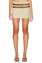 view 1 of 4 Ethereal Buckle Skirt in Beige
