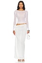 view 4 of 5 Soul Mate Maxi Skirt in Porcelain