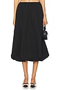 view 1 of 6 Intuition Bubble Midi Skirt in Onyx