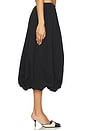 view 3 of 6 Intuition Bubble Midi Skirt in Onyx