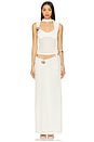 view 5 of 6 In Your Dreams Skirt in Beige