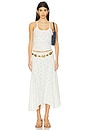 view 5 of 6 Tidal Midi Skirt in Foam
