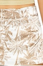 view 6 of 6 Rhode Mini Skirt in Chocolate Palm