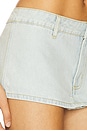 view 6 of 6 Rhode Mini Skirt in Light Denim