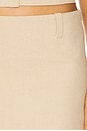 view 6 of 6 Leo Mini Skirt in Deep Wheat