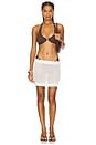 view 5 of 6 x REVOLVE Havana Mini Skirt in Porcelain