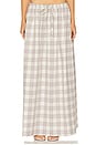 view 1 of 6 Sweet Escape Maxi Skirt in Smoke Plaid