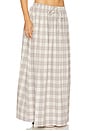 view 2 of 6 Sweet Escape Maxi Skirt in Smoke Plaid