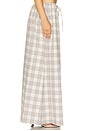 view 3 of 6 Sweet Escape Maxi Skirt in Smoke Plaid