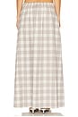 view 4 of 6 Sweet Escape Maxi Skirt in Smoke Plaid