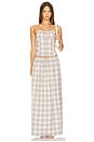 view 5 of 6 Sweet Escape Maxi Skirt in Smoke Plaid