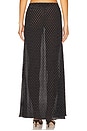 view 4 of 6 Ford Maxi Skirt in Onyx Polka