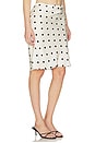 view 2 of 6 Shoreline Midi Skirt in Cream Polka