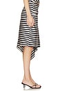 view 2 of 6 Allure Midi Skirt in Noir Stripe