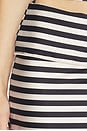 view 6 of 6 Allure Midi Skirt in Noir Stripe