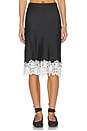 view 1 of 6 Anchored Midi Skirt in Noir