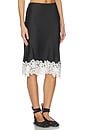 view 2 of 6 Anchored Midi Skirt in Noir