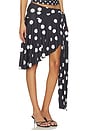 view 2 of 6 Safari Midi Skirt in Noir Polka
