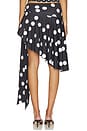 view 4 of 6 Safari Midi Skirt in Noir Polka