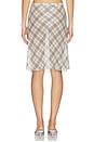 view 4 of 6 Shoreline Midi Skirt in Beige Plaid