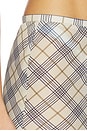 view 6 of 6 Shoreline Midi Skirt in Beige Plaid