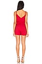 view 3 of 3 Rouje Romper in Red