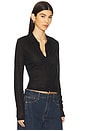 view 3 of 5 Banks Long Sleeve Top in Onyx