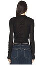 view 4 of 5 Banks Long Sleeve Top in Onyx