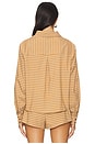 view 3 of 5 Nirvana Shirt in Chocolate Check