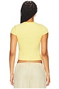 view 3 of 5 in Bloom Tee in Butter Stripe