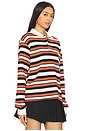 view 2 of 4 Leisure Long Sleeve Polo in Red Multi