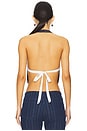 view 3 of 5 Butterfly Top in Dark Denim Stripe