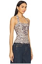 view 2 of 4 Rouje Halter Top in Leopard Fade