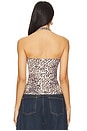 view 3 of 4 Rouje Halter Top in Leopard Fade