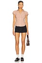 view 4 of 5 Mon Cheri Blouse in Pink Check