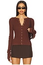 view 1 of 4 x REVOLVE Ivy League Top in Chocolate