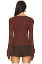 view 3 of 4 x REVOLVE Ivy League Top in Chocolate