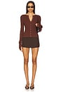 view 4 of 4 x REVOLVE Ivy League Top in Chocolate